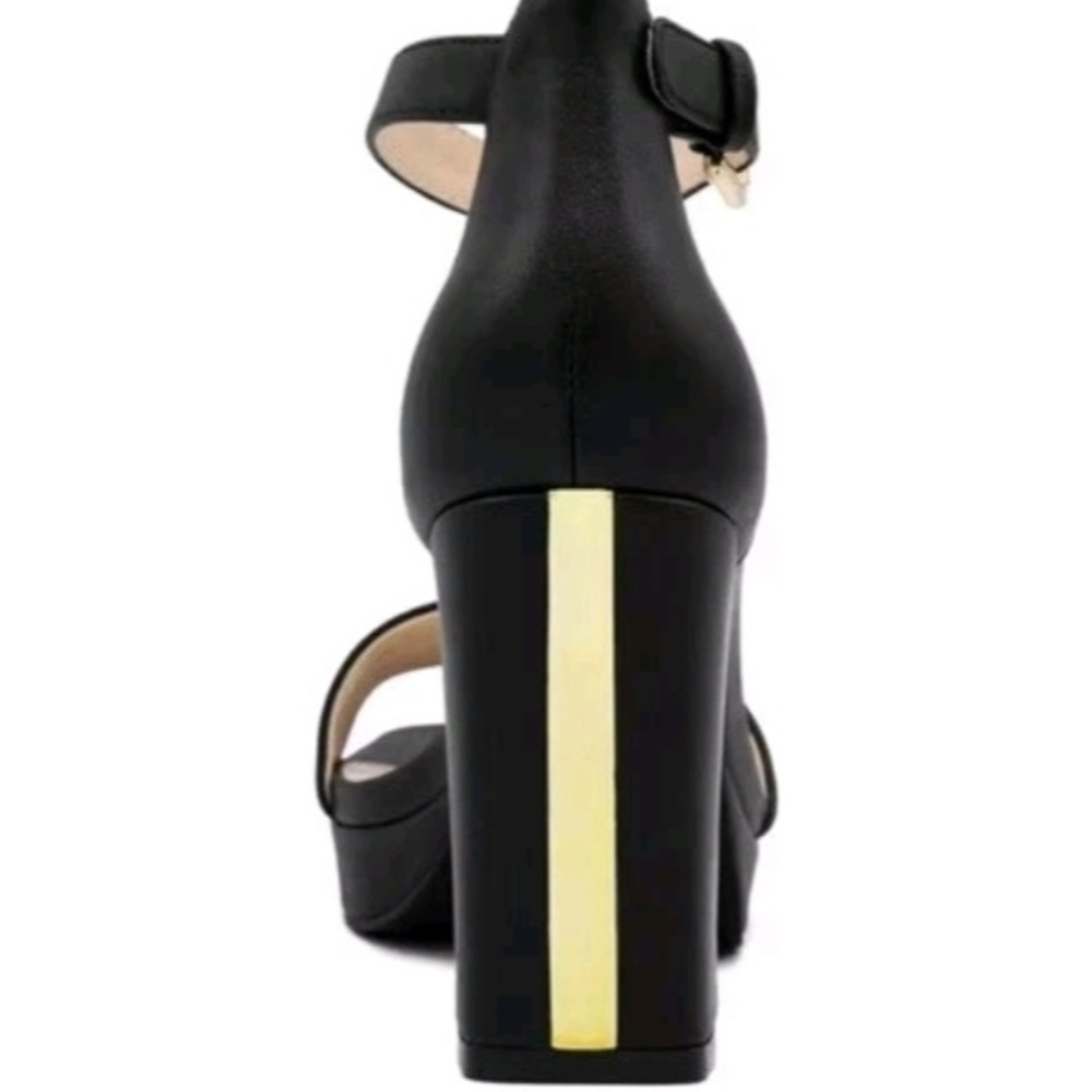Jones New York Black and Gold Heels
